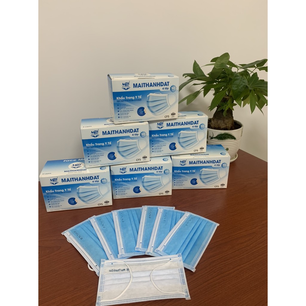 Chính Hãng - Khẩu Trang Y Tế NAM ANH - FAMAPRO 4 lớp kháng khuẩn cao cấp 50 Cái /1 hộp | BigBuy360 - bigbuy360.vn