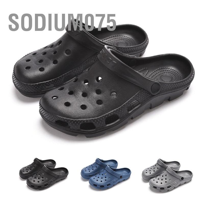 Có thể bán buôn Unisex Giày làm vườn thoáng khí Người lớn trên bãi biển cổ điển Dép đi trong nhà Sodium075 Hàng giao ngay
