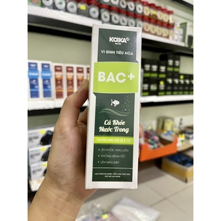 Vi sinh Bac+ giúp cá tiêu hoá tốt, nước trong