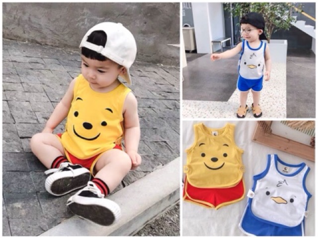 BỘ BA LỖ GẤU VỊT CUTE CHO BÉ YÊU