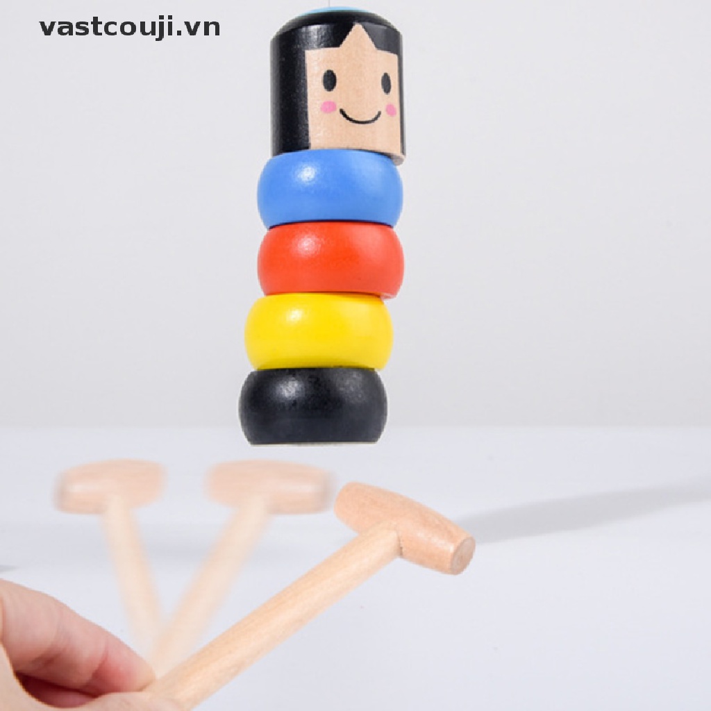 1 Con Lật Đật Ma Thuật Bằng Gỗ