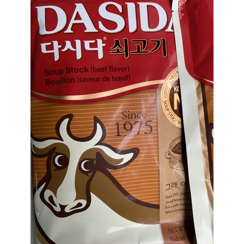 Hạt nêm vị bò Dasida 1kg date t5/2022