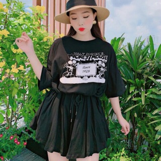 Set quần giả váy xinh cute hàng QC nhé