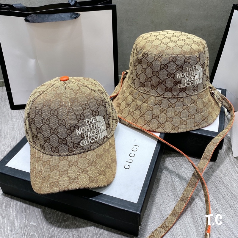 Cặp Mũ Bucket & Lưỡi trai GC NEW 2022, hàng Quảng Châu cao cấp MS17146