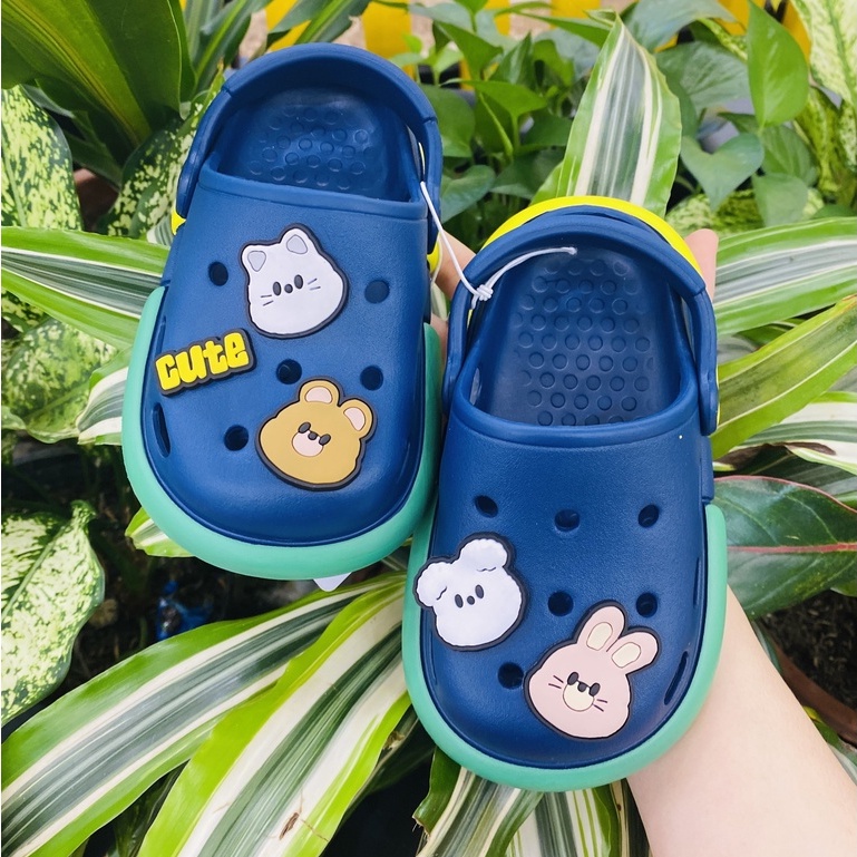 Dép sục cho bé từ 2 đến 10 tuổi mario cao cấp siêu nhẹ thoáng khí chống trượt phong cách thời trang (BF-7702)