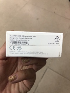 Cáp type C to type C dài 2 m