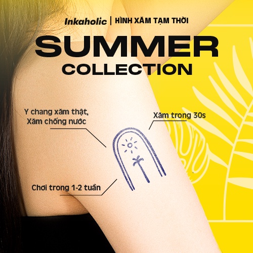 Hình xăm dán tạm thời Inkaholic bản SIÊU TO, Y HỆT xăm thật trong 15 ngày, chống nước