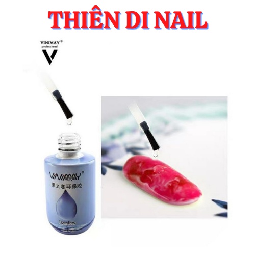 Top giọt sương Vinimay, gel tạo loang vân đá Thiên Di Nail