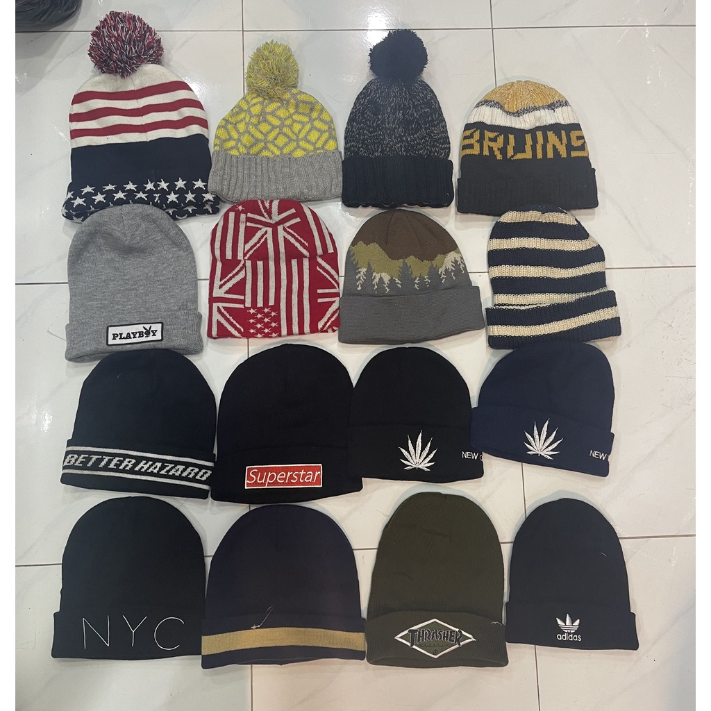 Nón len unisex người lớn trẻ em xuất dư