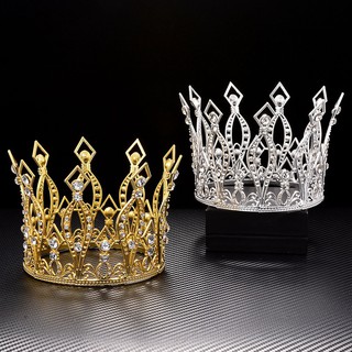 vượng miện bánh kem [FREESHIP❤️] Vương miện hợp kim đính đá