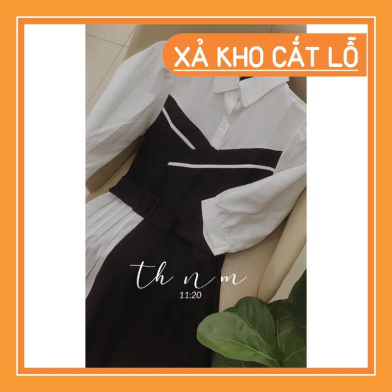 [Quần Áo Hot] Đầm công sở phối dập li Taris Dress | BigBuy360 - bigbuy360.vn