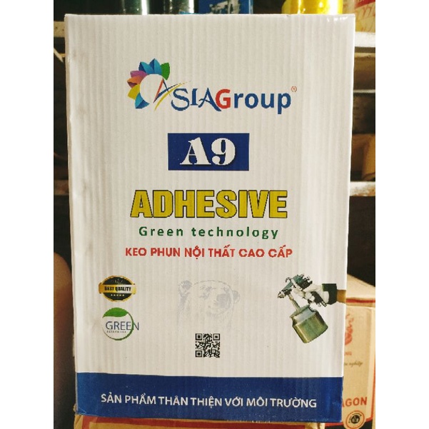 Keo phun đa năng ASIA ADHESIVE, keo  phun nội thất cao cấp A9