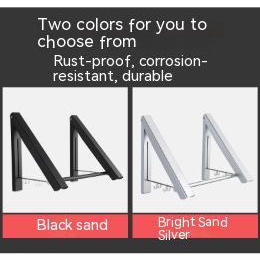 Móc Treo Quần Áo Gắn Tường Bằng Nhôm Hình Tam Giác Nhỏ Gọn Tiết Kiệm Không Gian