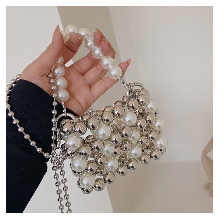 Túi xách đựng son môi IELGY trang trí hạt rỗng thời trang cho nữ