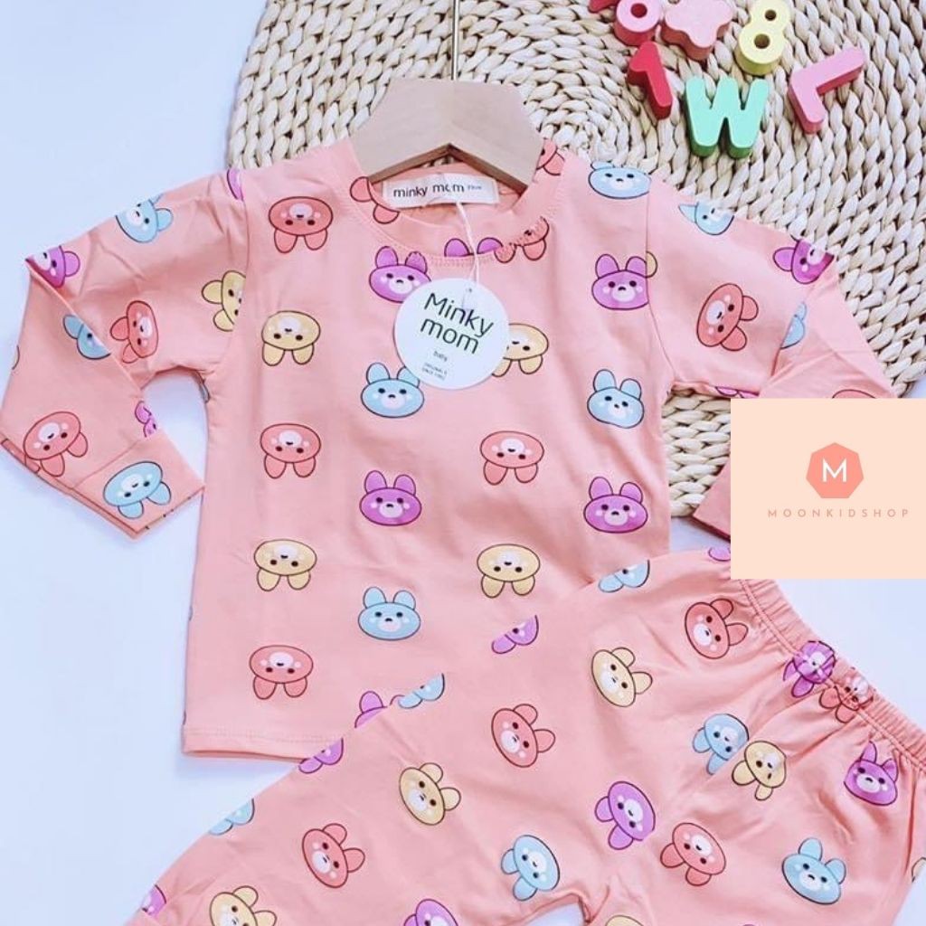 BoDy Dài Tay Cho Bé COTTON 100%bộ thu đông cotton bé,Thun lanh tay dai cho be,bộ tay dài thun lạnh cho bé 6-18kg