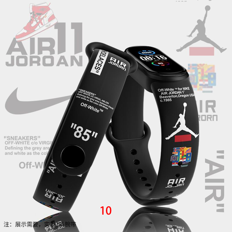 Dây Đeo Silicon Thời Trang Cho Đồng Hồ Thông Minh Xiaomi Mi Band 6 5 4 3 miband 6 5 4 3 NFC