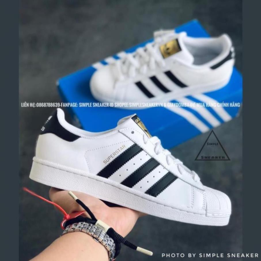 Giày Adidas Nam Nữ Superstar Chuẩn Auth -Az1