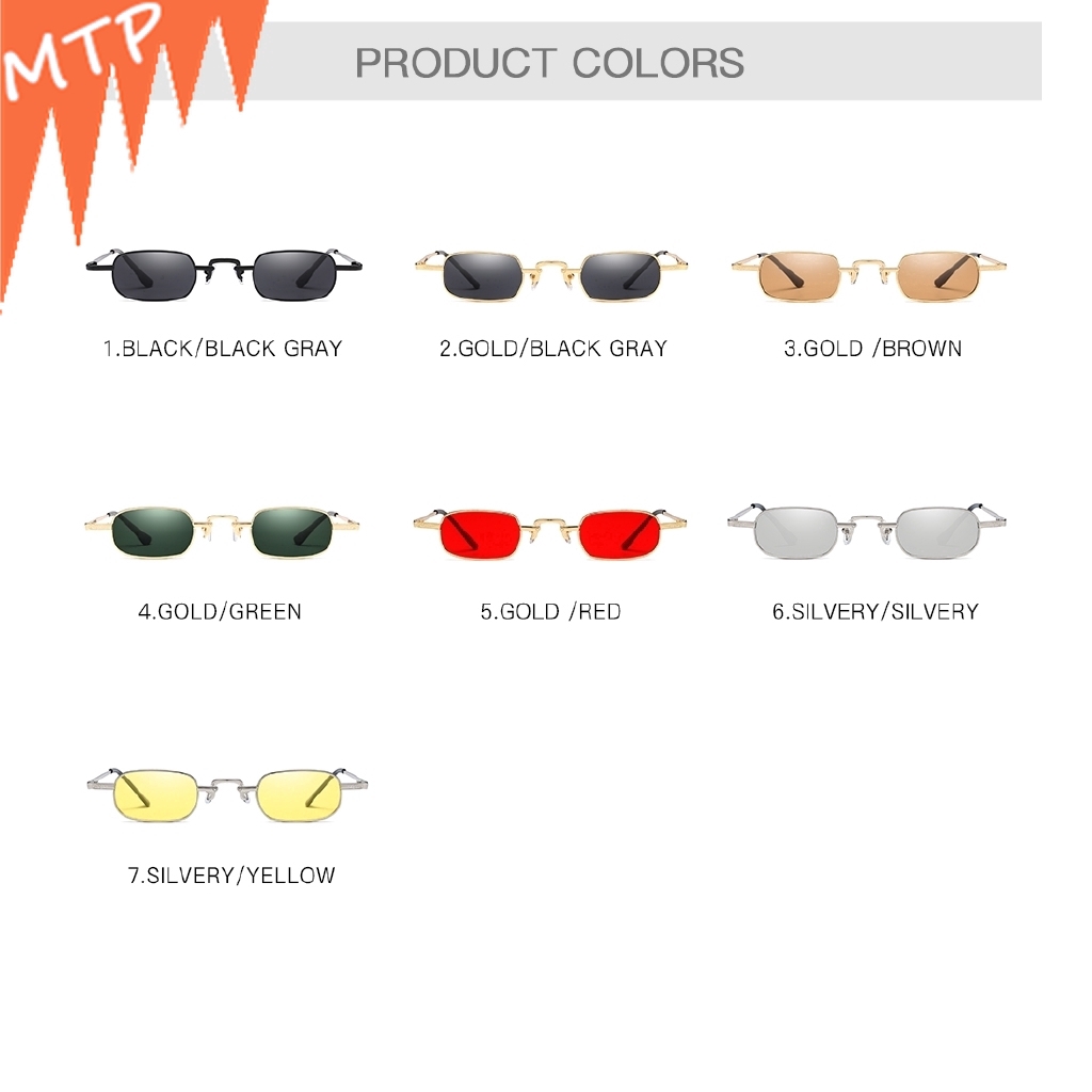 [cod] Hip-hop Sunglasses Bright Sunglasses Unisex Metal Frame Sunglasses | BigBuy360 - bigbuy360.vn