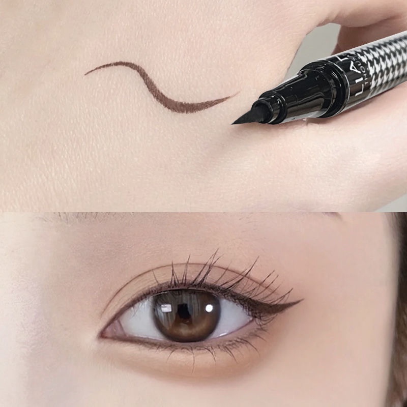 Bút Kẻ Mắt Dạng Lỏng Màu Đen/Nâu Mượt Mà Chống Nước Lâu Trôi