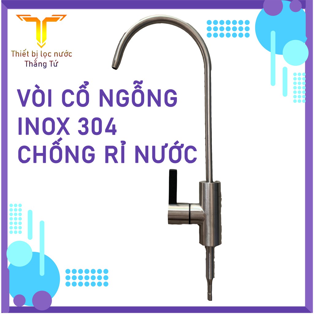 Vòi máy lọc nước, đầu nối nhanh tiện lợi, HÀNG XỊN, inox 304, bảo hành đổi trả 30 ngày