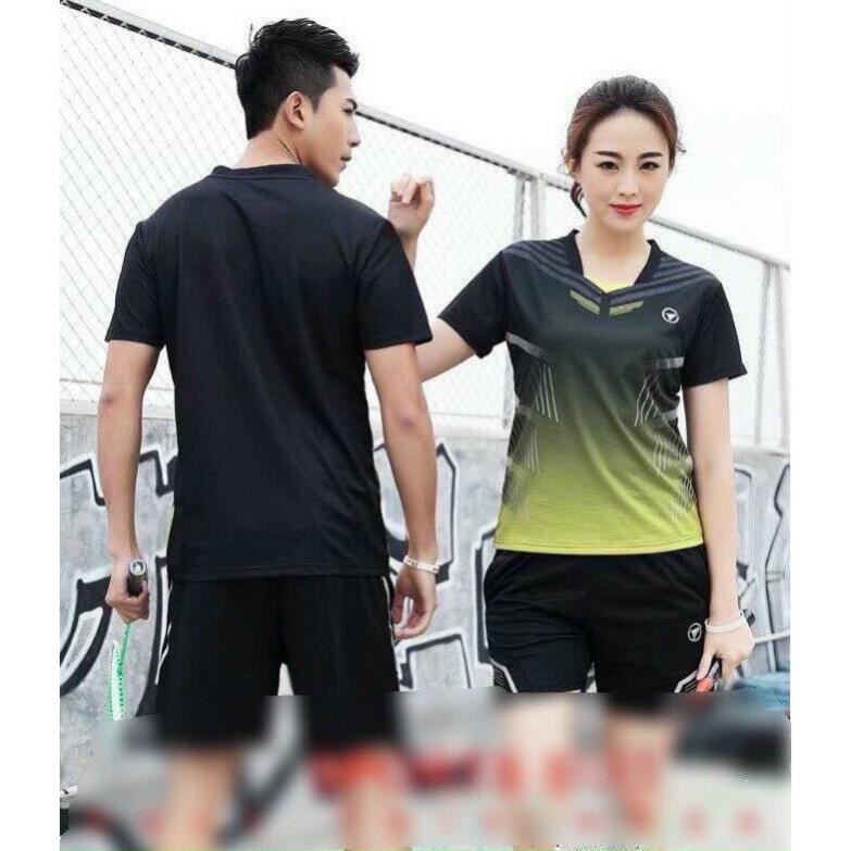 Áo cầu lông, bóng chuyền Yonex chất vải mềm, mặc thoáng mát cho đôi nam nữ