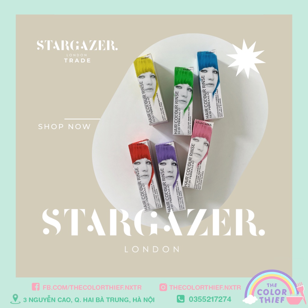 Thuốc nhuộm Stargazer Semi-Permanent Hair Dye