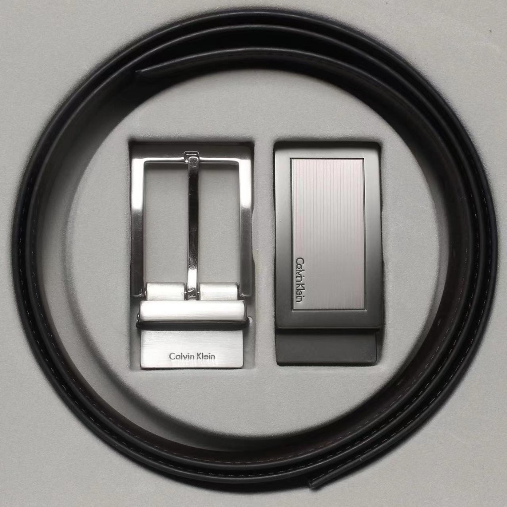 Thắt Lưng CK Fullbox Dây da kèm 2 mặt thắt lưng thay đổi