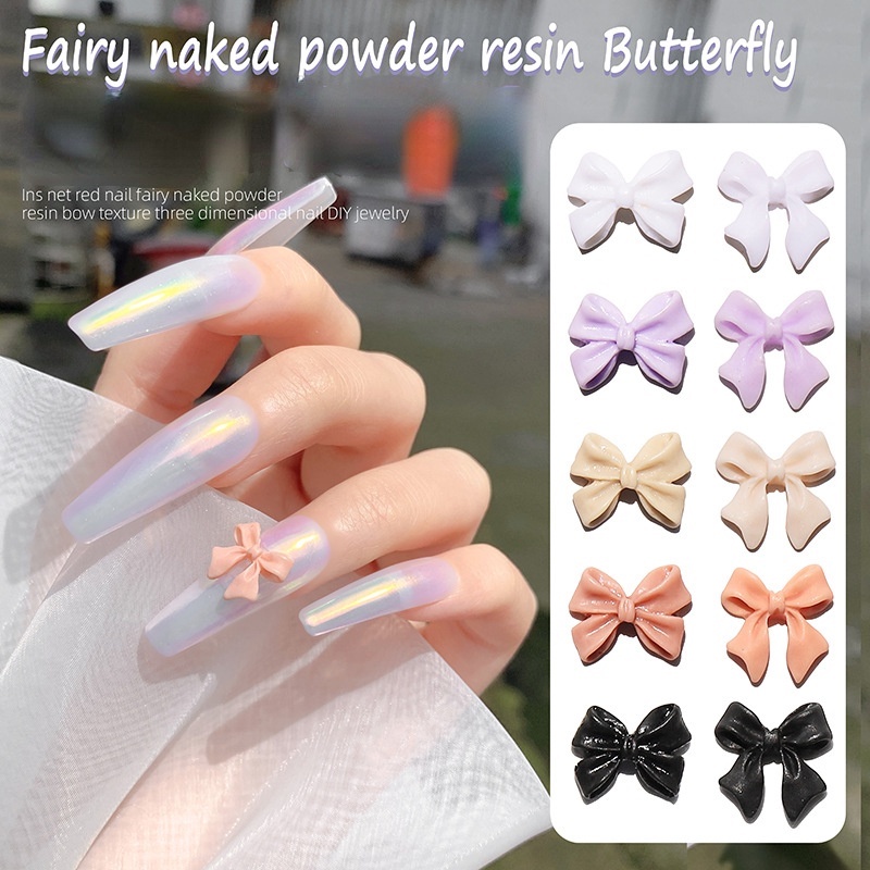 [Hàng mới về] Set 30/ 48 phụ kiện xinh xắn nhiều phong cách tùy chọn dùng để trang trí móng tay nghệ thuật