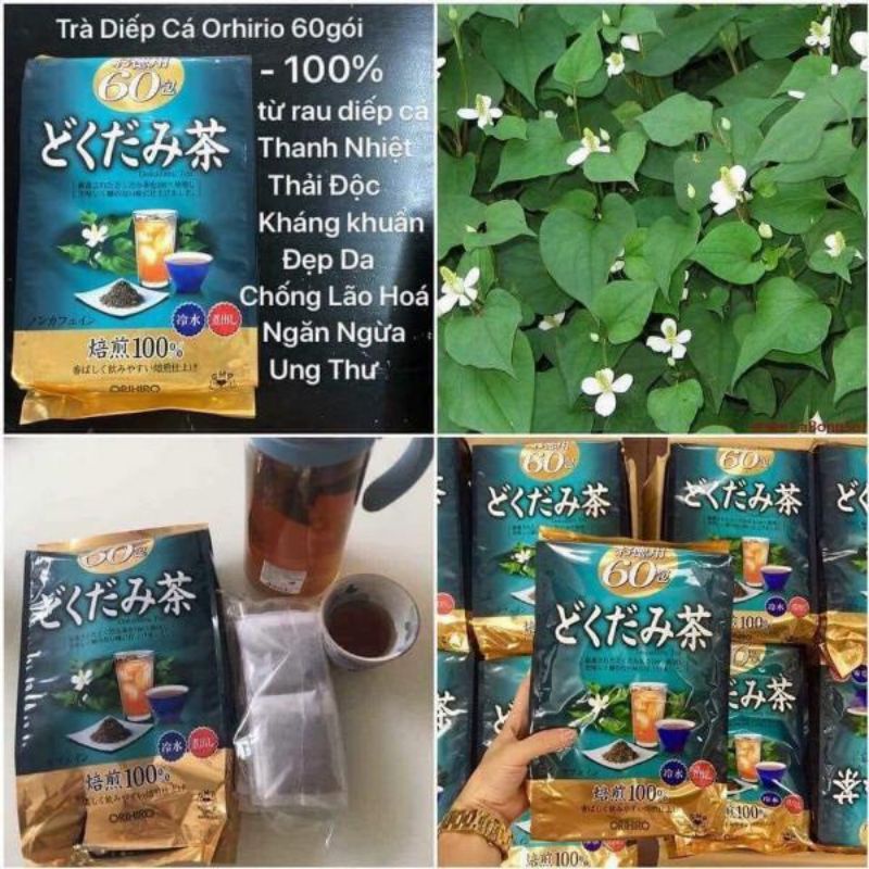 Lẻ 1 gói trà diếp cá Nhật Bản