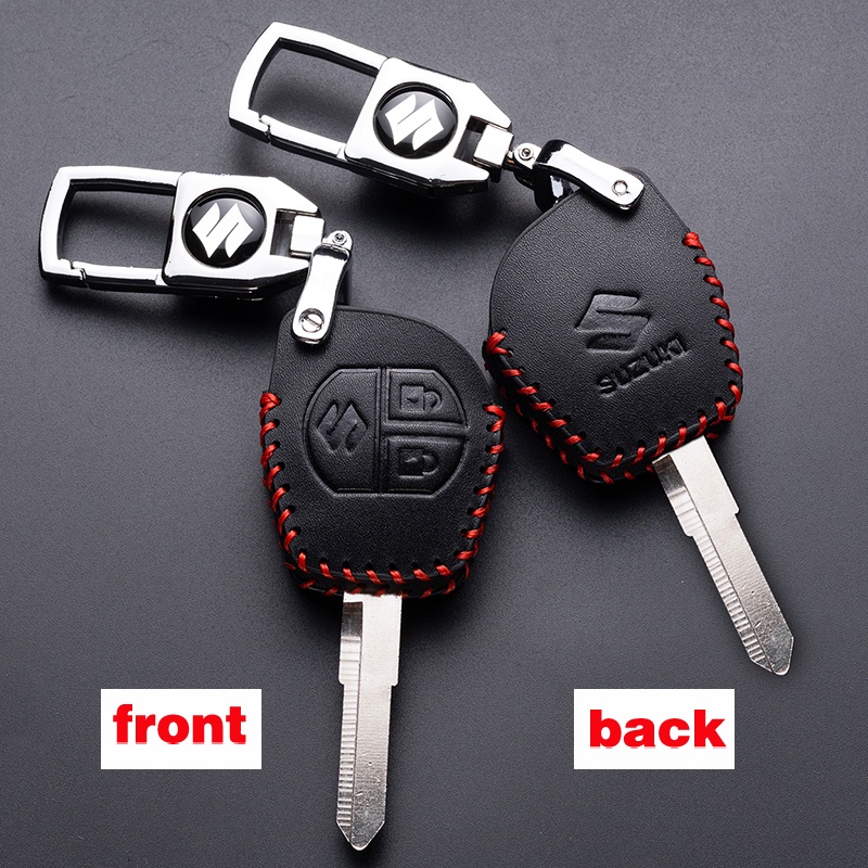 bọc chìa khoá suzuki Celerio handmade da thật 003