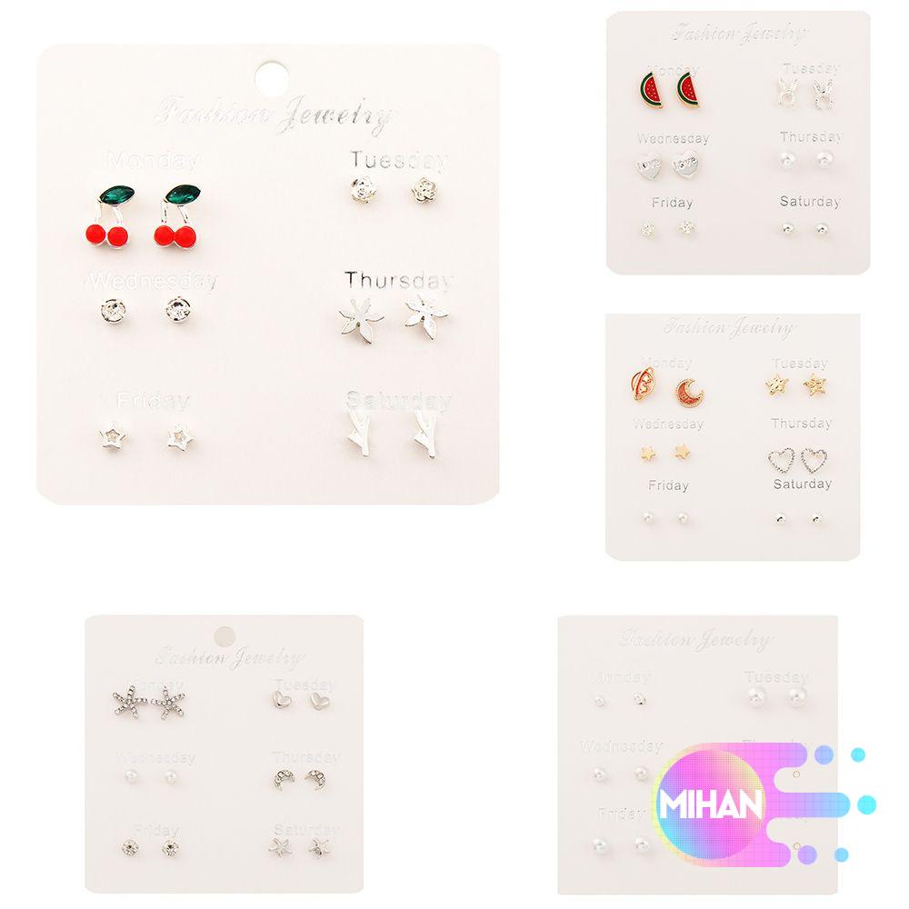 Bộ khuyên tai hình trái cây và quả cherry xinh xắn thời trang cho nữ