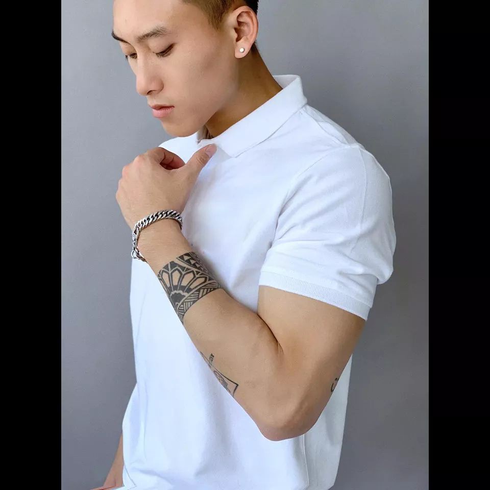 Áo phông nam - Áo thun nam cổ bẻ ngắn tay dáng ôm ACB01 | BigBuy360 - bigbuy360.vn