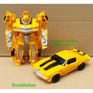Robot biến hình xe Ô tô Bumblebee cao 11cm, màu vàng nhiều bước Transformers - Hasbro (Mỹ)