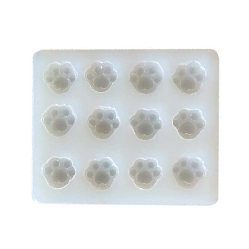 Khuôn làm kẹp tóc hình trái tim / gấu bằng nhựa epoxy thủ công dễ dùng