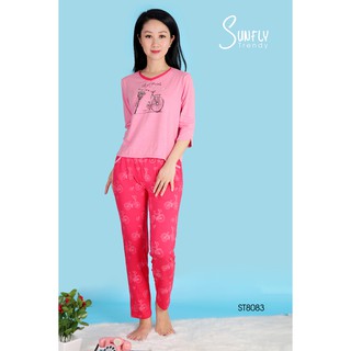 Bộ mặc nhà Sunfly thu đông mã ST8083