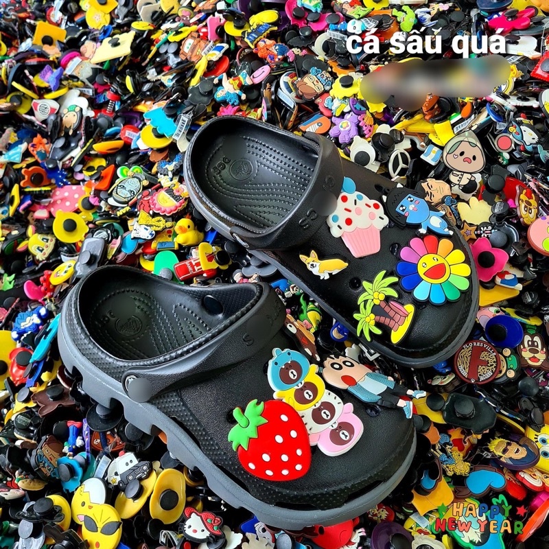 DÉP CROC, DÉP SỤC CÁ SẤU, TẶNG 12 JB FULL TAG CAO CẤP
