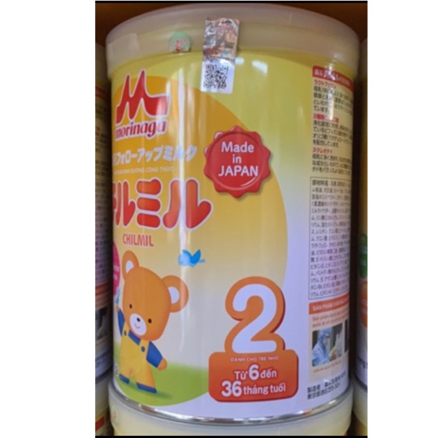 Combo 6 lon Sữa bột Morinaga số 2 850g - Tặng chú chó phát nhạc