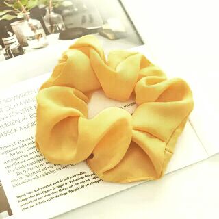 Dây cột tóc co giãn scrunchies vải chiffon cá tính