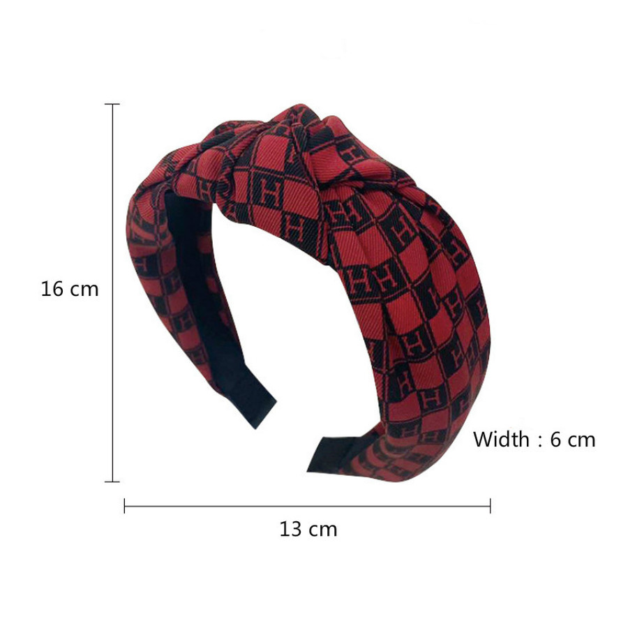 Băng Đô Cài Tóc Họa Tiết Chữ Thời Trang Cho Nữ