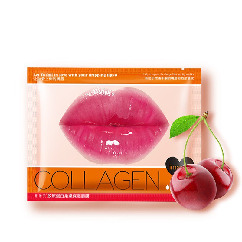 Mặt Nạ Môi Collagen Cherry Image Rorec Giúp Hồng Và Mềm Môi -Z71-B7T2 | Thế Giới Skin Care