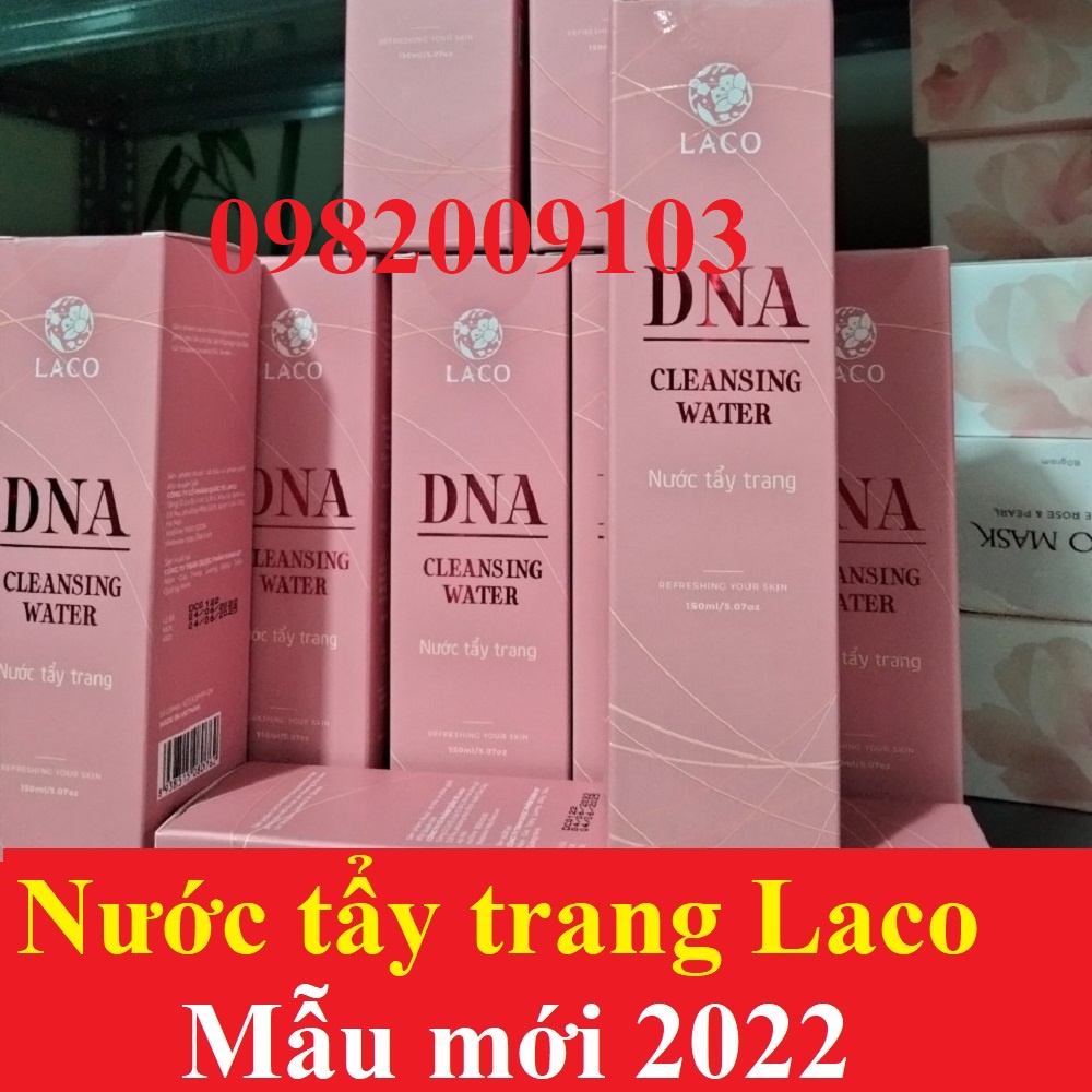 Nước Tẩy Trang Dna Marosa Cleansing Water Laco, dùng cho mọi loại da làm sạch sâu, dưỡng ẩm giúp da sáng trắng tự nhiên