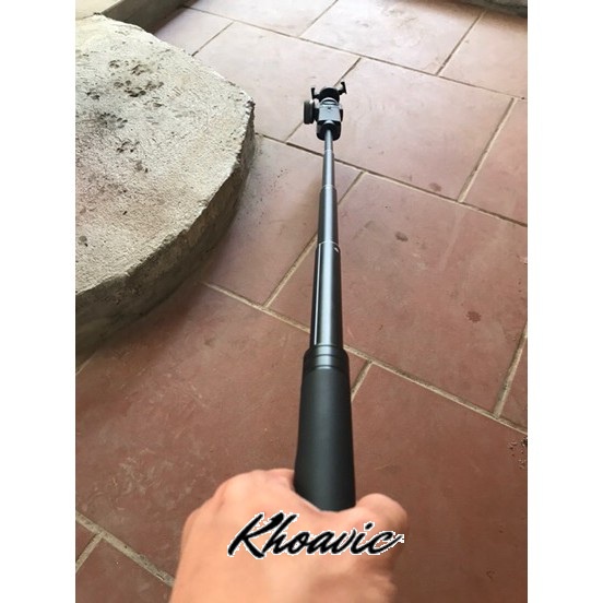 Set Gậy nối dài - Hợp kim nhôm Gimbal điện thoại + Actioncam