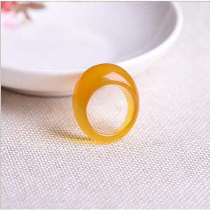 Nhẫn Đá Mã Não Tự Nhiên Màu Xanh Lá Dành Cho Nam Và Nữ