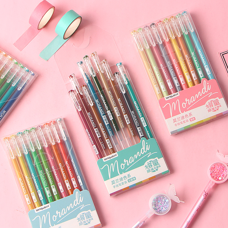Set 9 bút màu ngòi 0.5mm nhiều màu sắc tiện dụng