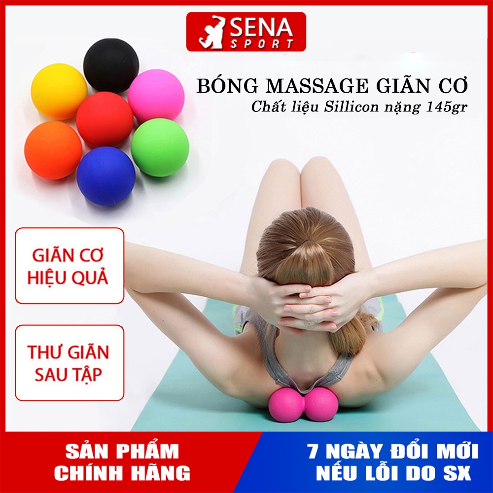 Bóng giãn cơ ⭐️FREE SHIP⭐️ Bóng massage cơ sau tập ⭐️ phục hồi cơ bắp hiệu quả