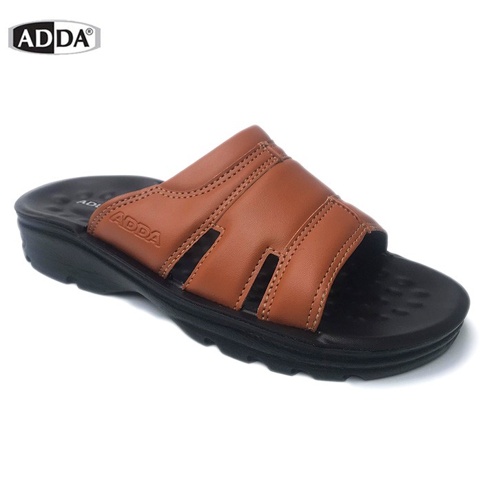 Dép da trung niên Thái Lan nam quai ngang mềm ADDA 73H01 - 73H02