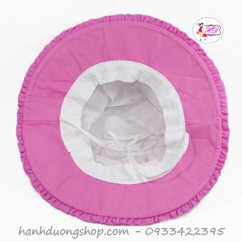 [ HÌNH THẬT NHIỀU MẪU ] Mũ tai bèo nữ trẻ em từ 3 đến 5 tuổi vành rộng có nơ chất liệu vải mềm mại thoáng mát dễ giặc