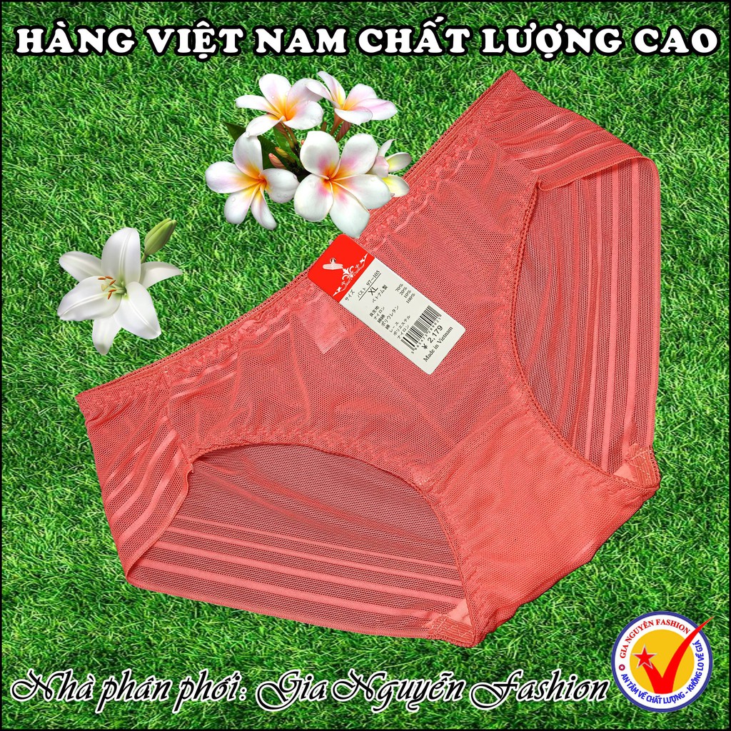 Hàng Việt Nam: Set 5 Quần lót nữ, chất liệu lưới 3D, co giãn 4 chiều