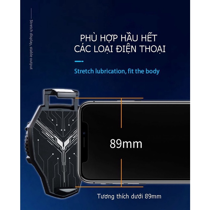 Quạt Tản Nhiệt Điện Thoại FY01-Làm Mát Điện Thoại Khi Chơi Game-Xem Phim-Bảo Hành 12 Tháng