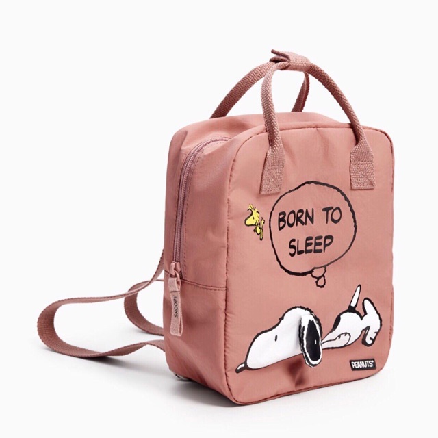 Balo snoopy hồng